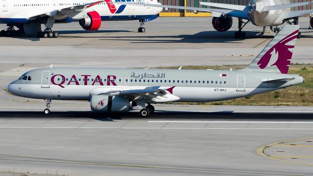 A7-AHJ:Airbus A320-200:Qatar Airways